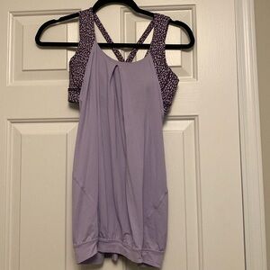 Lululemon workout top and built in bra